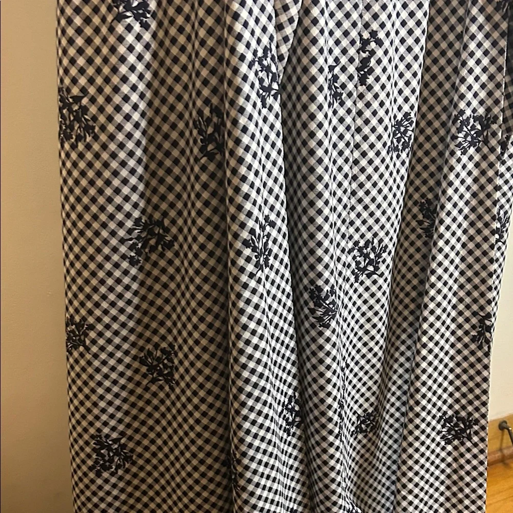 Anne Klein Black and White Gingham Midi Dress - Picture 11 of 14